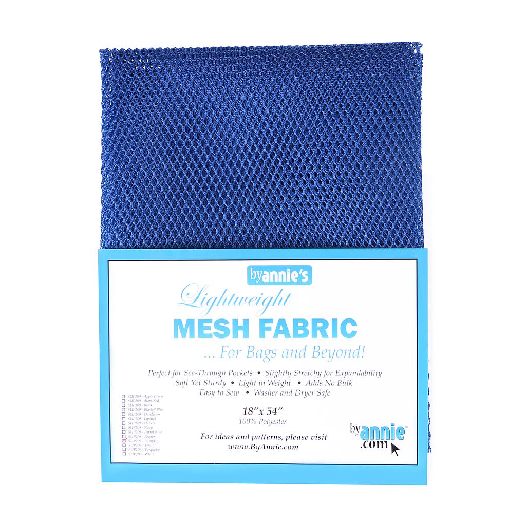 Mesh Fabric 18 x 54" - Blastoff Blue