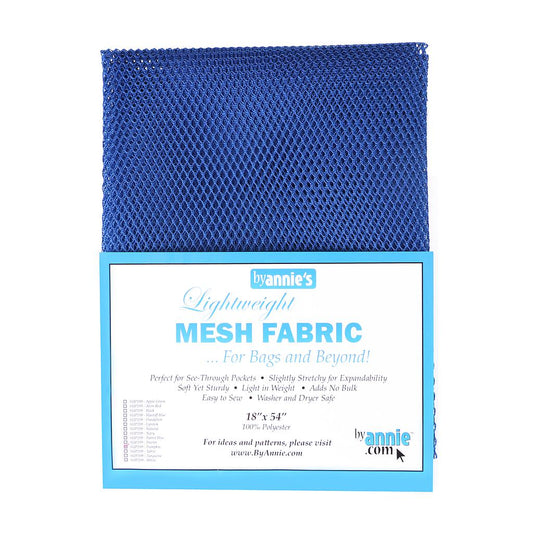 Mesh Fabric 18 x 54" - Blastoff Blue