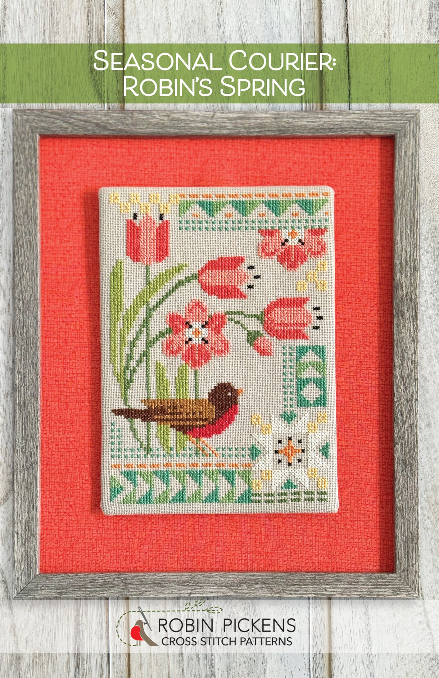 Seasonal Courier: Robin's Spring Cross Stitch Pattern - Robin Pickens