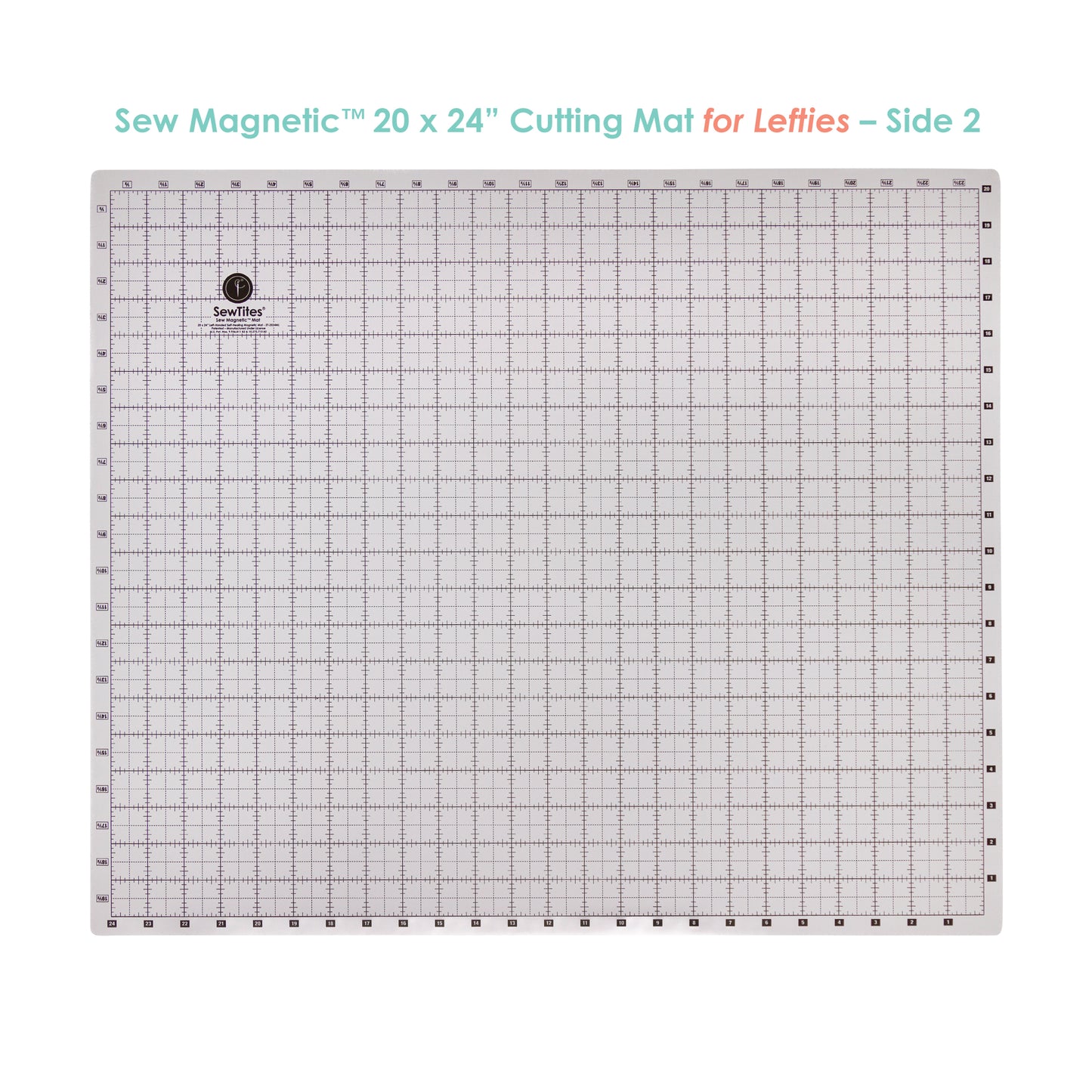 Sew Magnetic Cutting Mat 20" x 24" - Left Handed