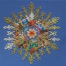 Snow Sparkles Beaded Embroidery Kit - Abris Art