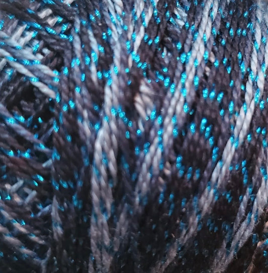 Sparkle Perle Cotton Sz8 #C702 Sparkly Sky - Valdani Inc.
