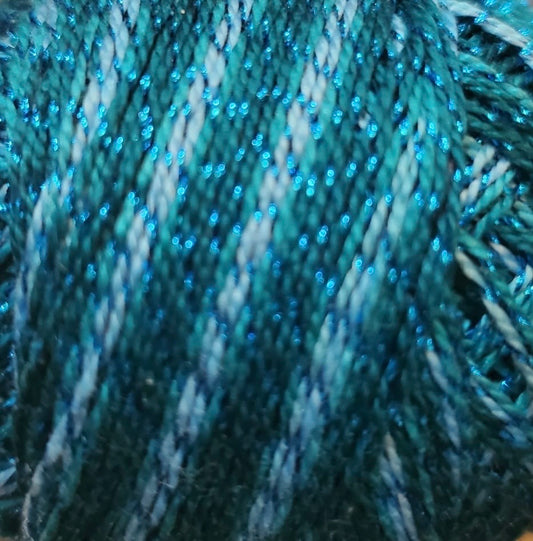 Sparkle Perle Cotton Sz8 #C703 Sparkly Waves - Valdani Inc.