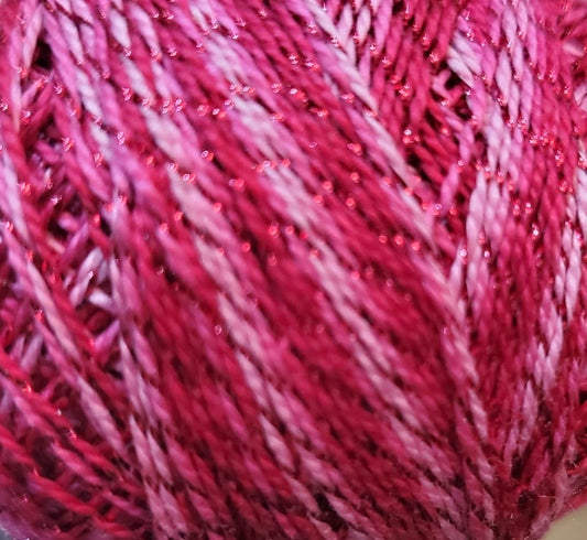 Sparkle Perle Cotton Sz8 #C707 Sparkly Fuchsia - Valdani Inc.