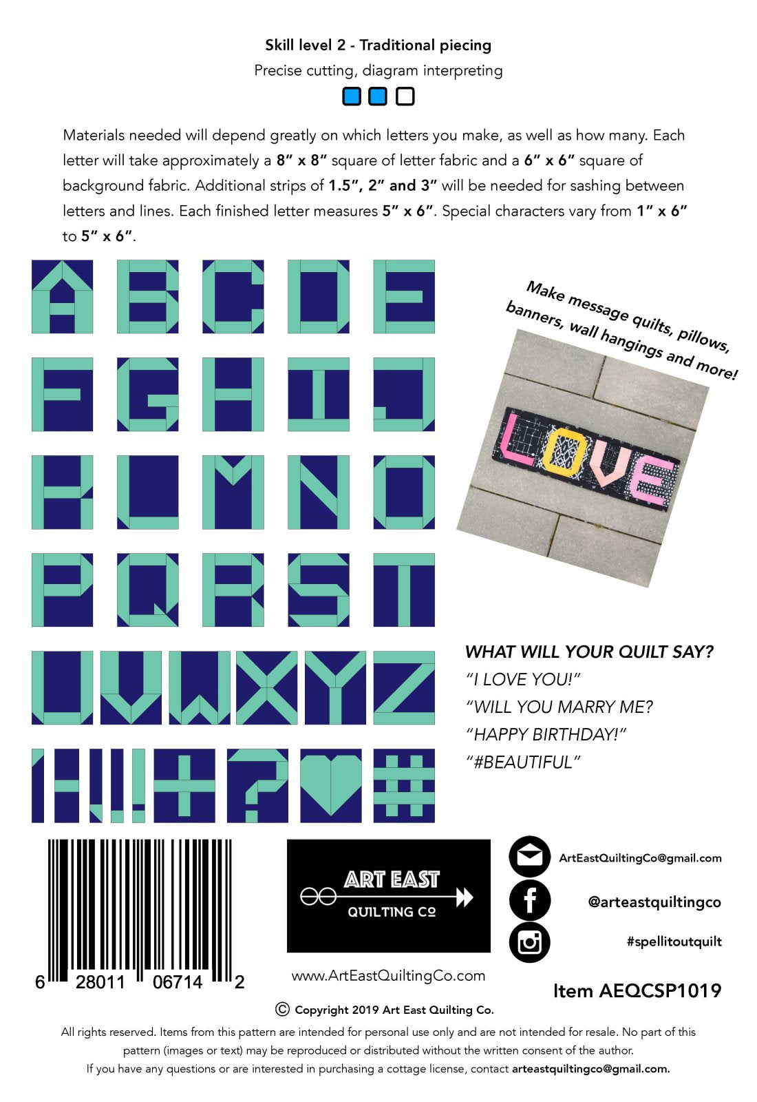 Spell It Out Pattern