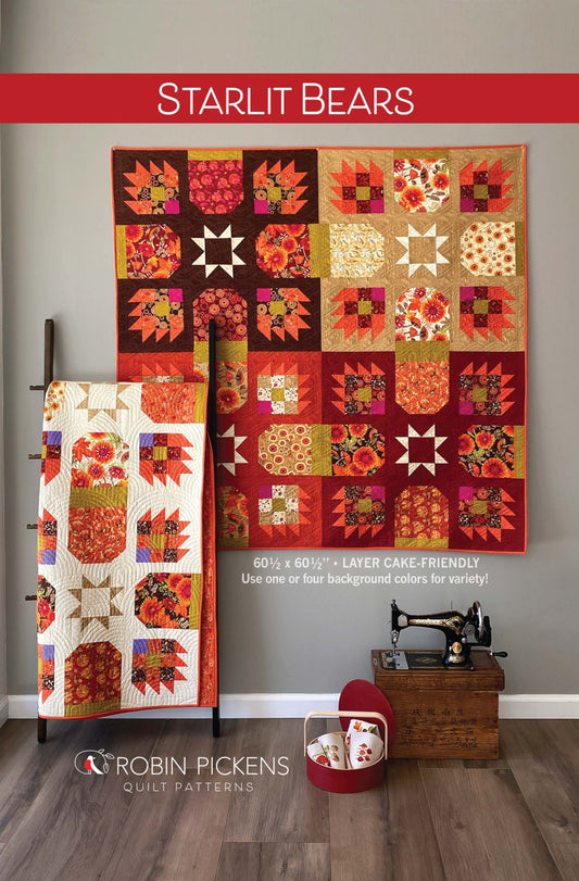 Starlit Bears Pattern - Robin Pickens