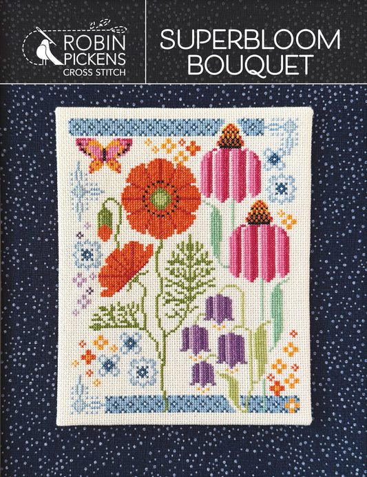 Superbloom Bouquet Cross Stitch Pattern - Robin Pickens