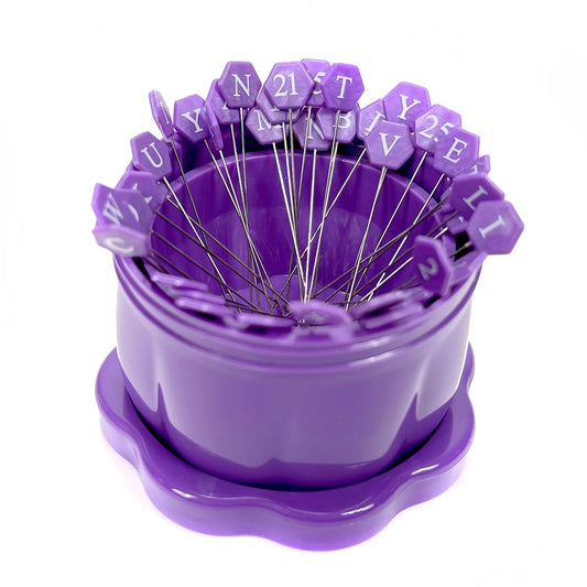 Magnetic Pin Cup Large - Purple