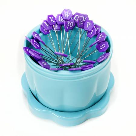 Magnetic Pin Cup Large - Bohemian Blue