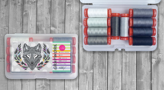 PRE-ORDER: Graywork (10 Small Spools) by Tula Pink