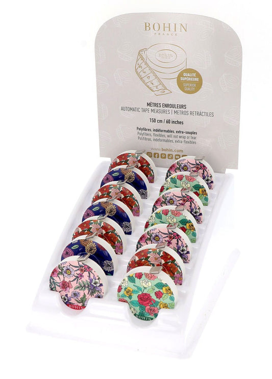 Tape Measure Blossom Design - Display Case