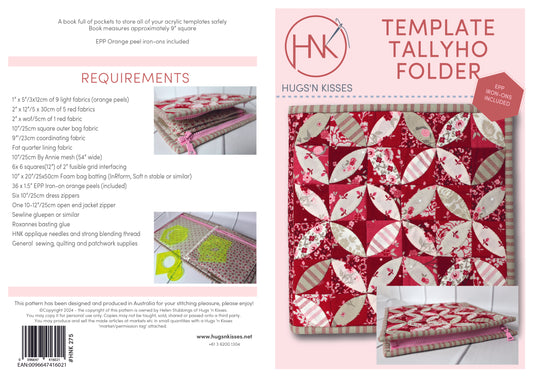 Template Tallyho Booklet Pattern - Hugs 'n Kisses