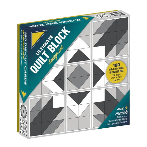 PRE-ORDER: Ultimate Quilt Block Design Set: Mix & Match 180 Corner, Side & Center Units for Dynamic Designs