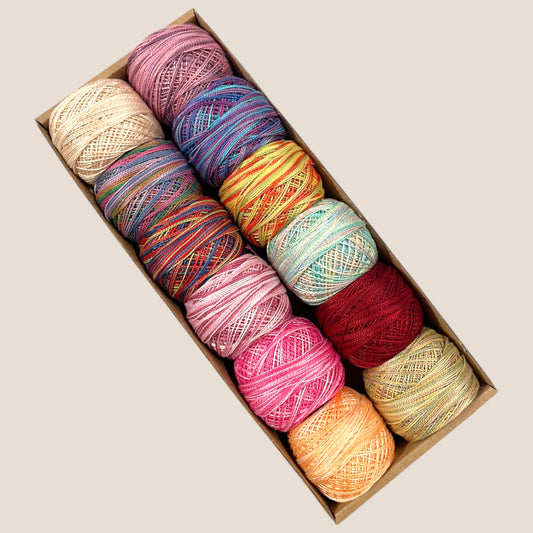 Cross Patch Variegated Fabulousness! by Julia Roworth - Valdani Inc.