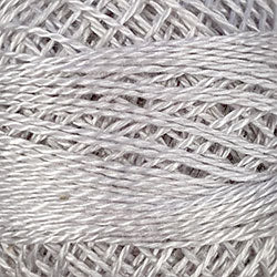 Perle Cotton Sz8 Solids #117 White Smoke Gray