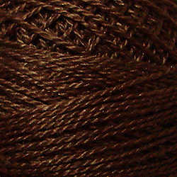 Perle Cotton Sz8 Solids #1645 Red Brown Dark