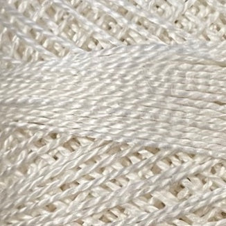 Perle Cotton Sz8 Solids #4 Ivory