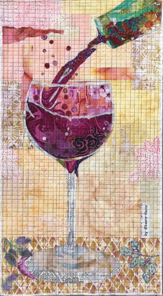 Vino Collage Pattern