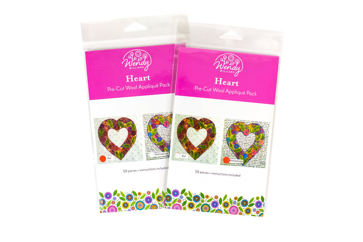 Wendy Williams Pre-Cut Wool Kit - Heart