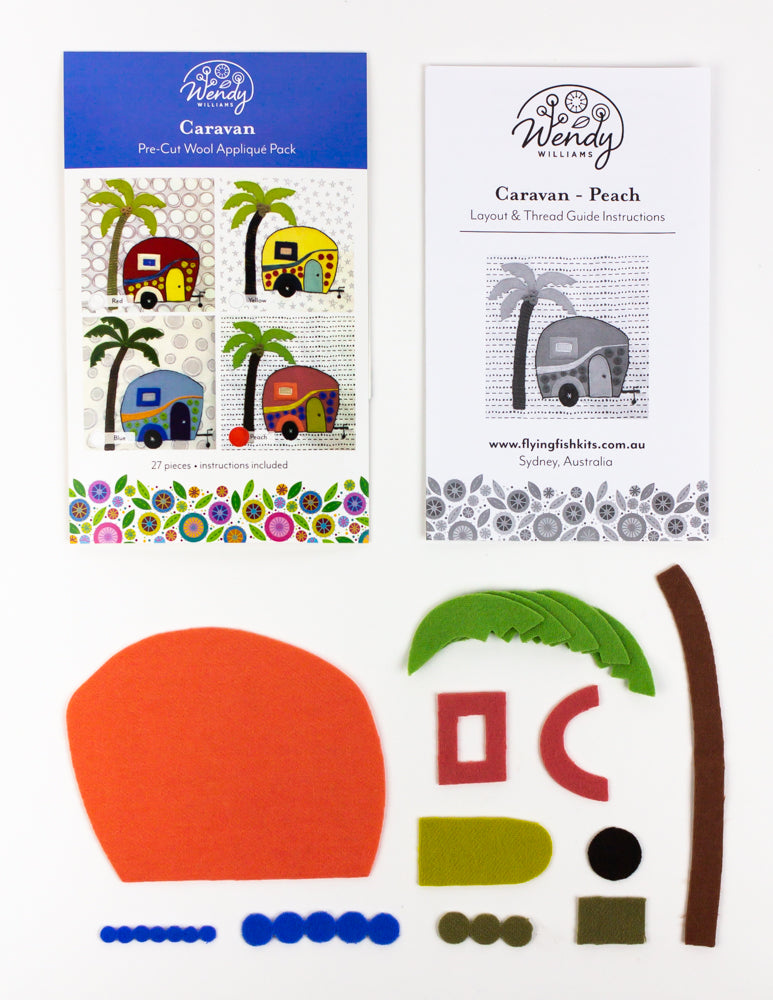 Wendy Williams Pre-Cut Wool Kit - Caravan