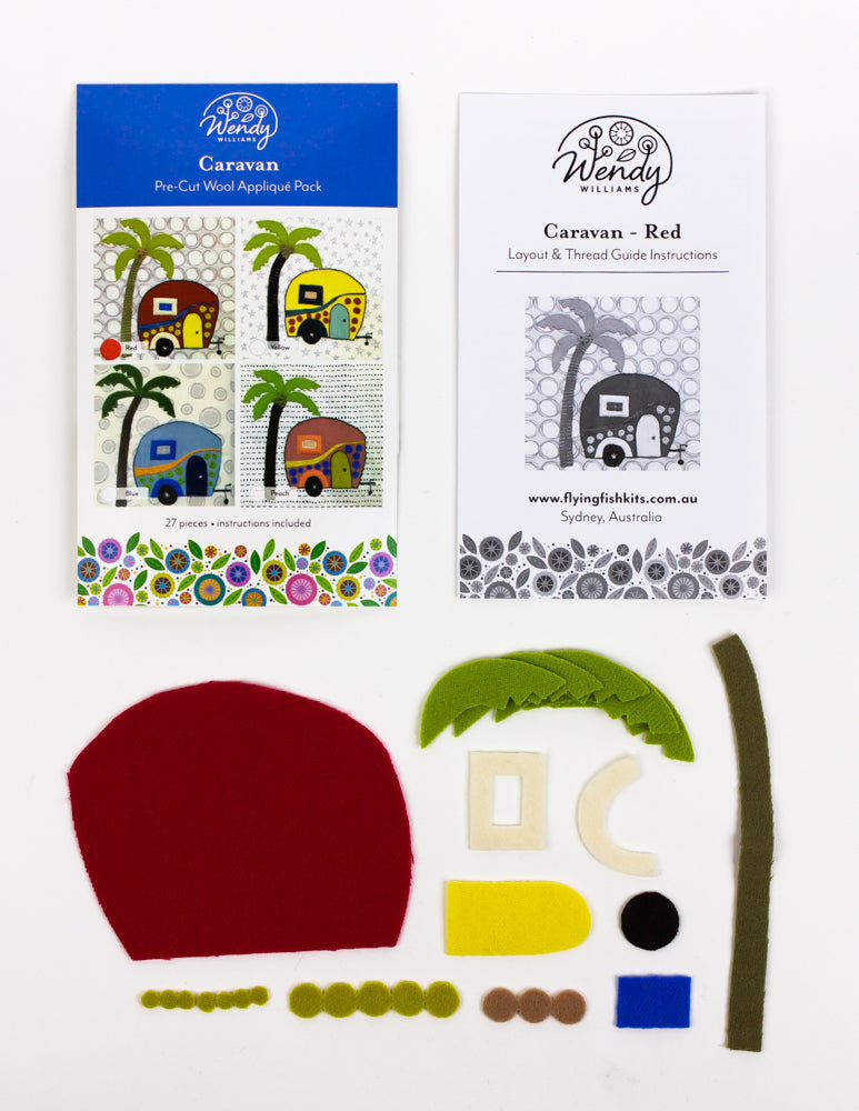 Wendy Williams Pre-Cut Wool Kit - Caravan