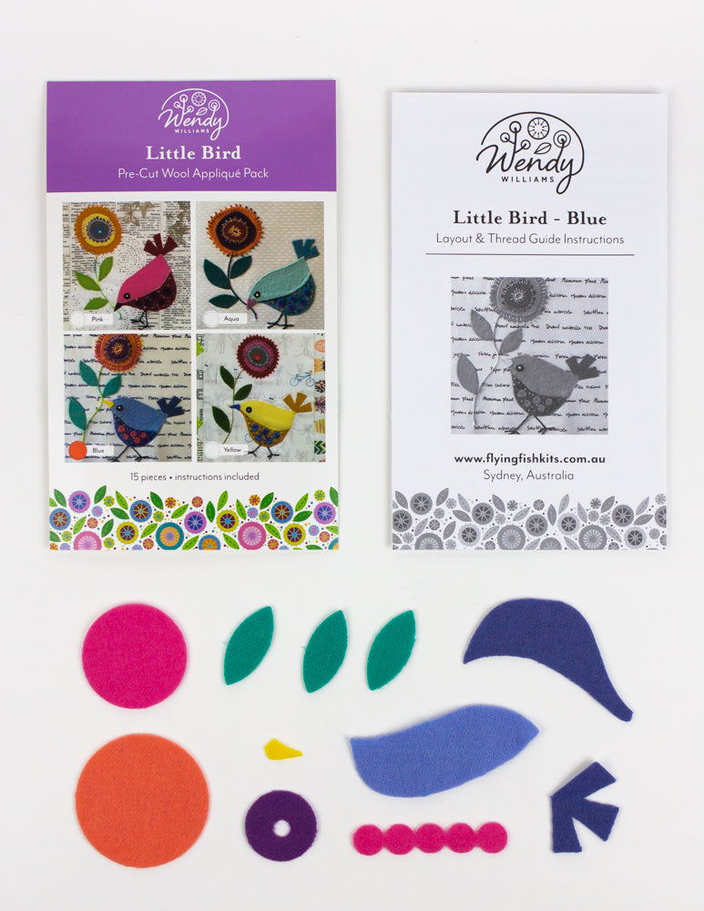 Wendy Williams Pre-Cut Wool Kit - Little Bird