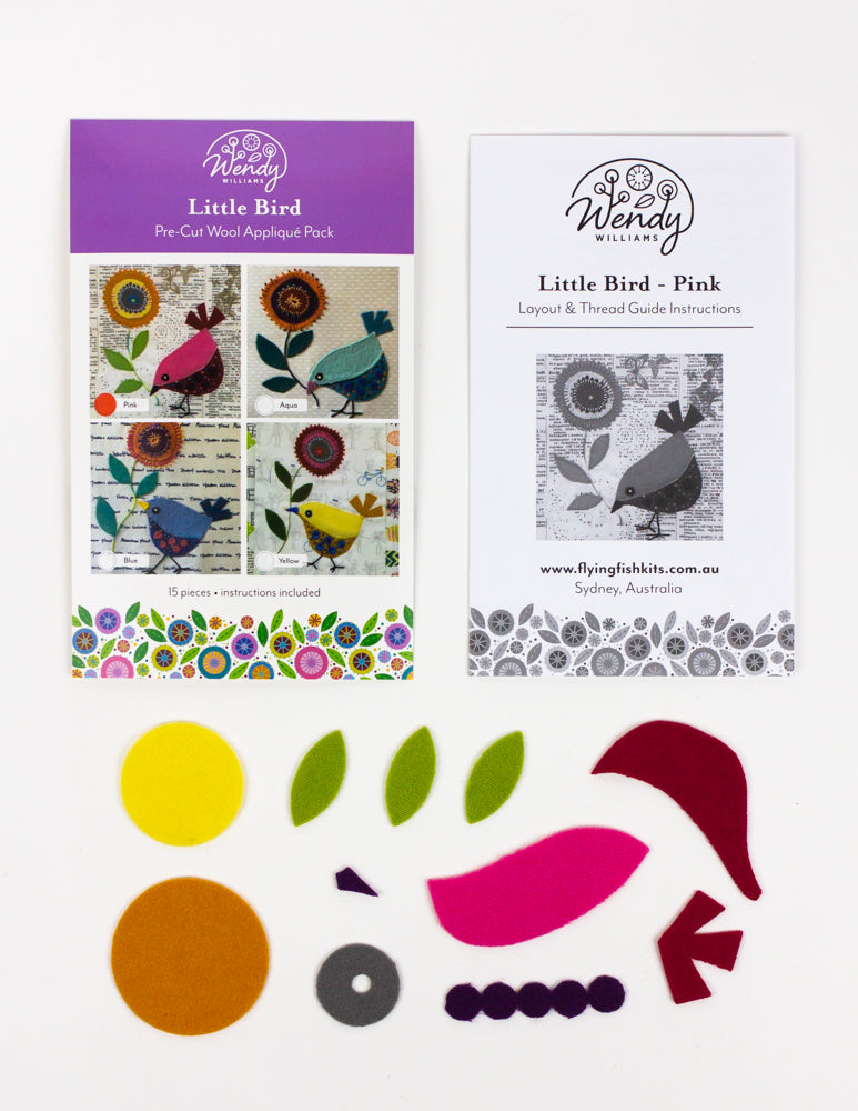 Wendy Williams Pre-Cut Wool Kit - Little Bird