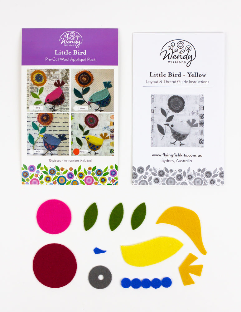 Wendy Williams Pre-Cut Wool Kit - Little Bird