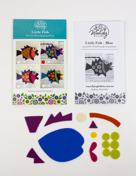 Wendy Williams Pre-Cut Wool Kit - Little Fish