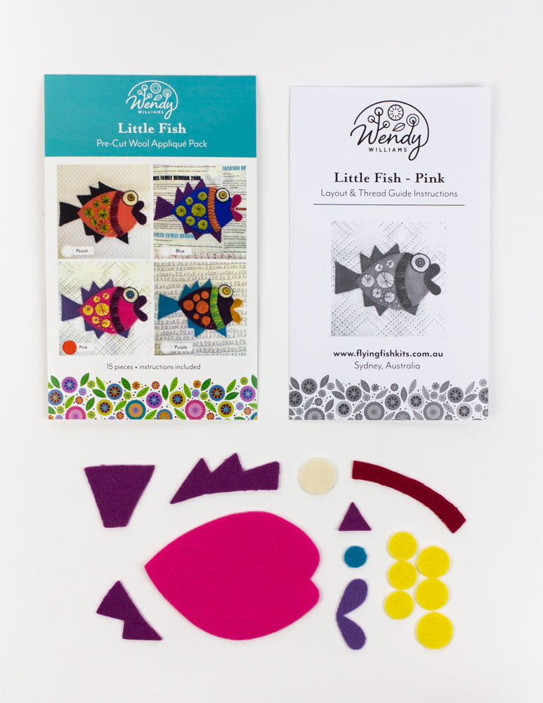 Wendy Williams Pre-Cut Wool Kit - Little Fish