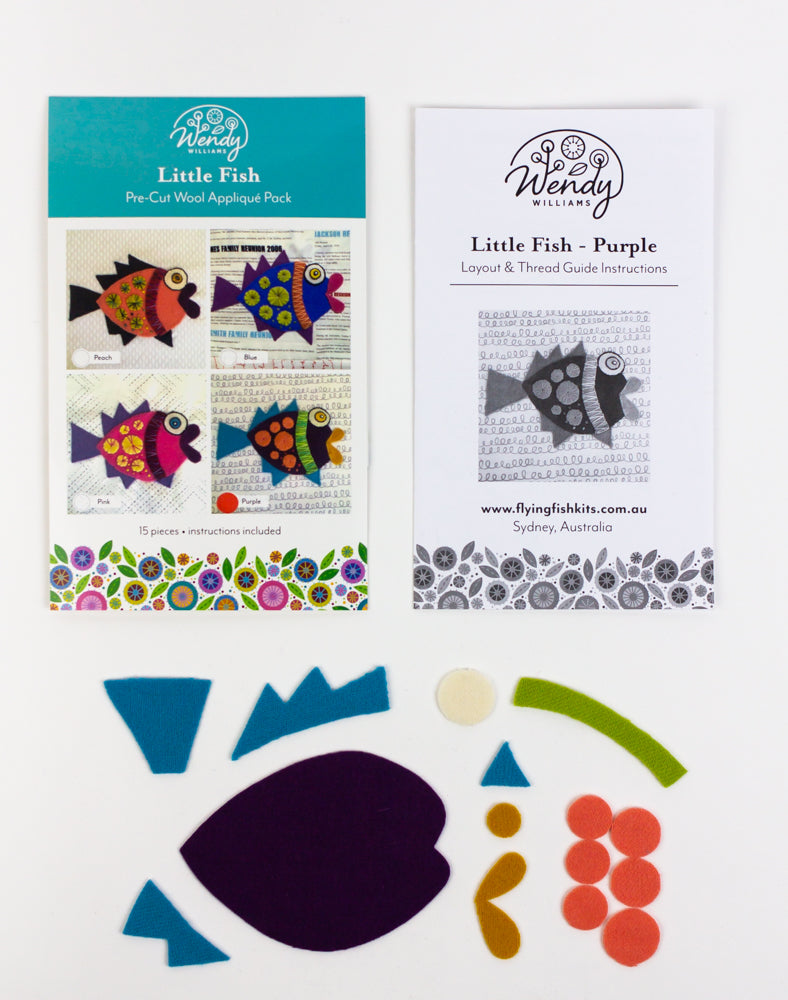 Wendy Williams Pre-Cut Wool Kit - Little Fish