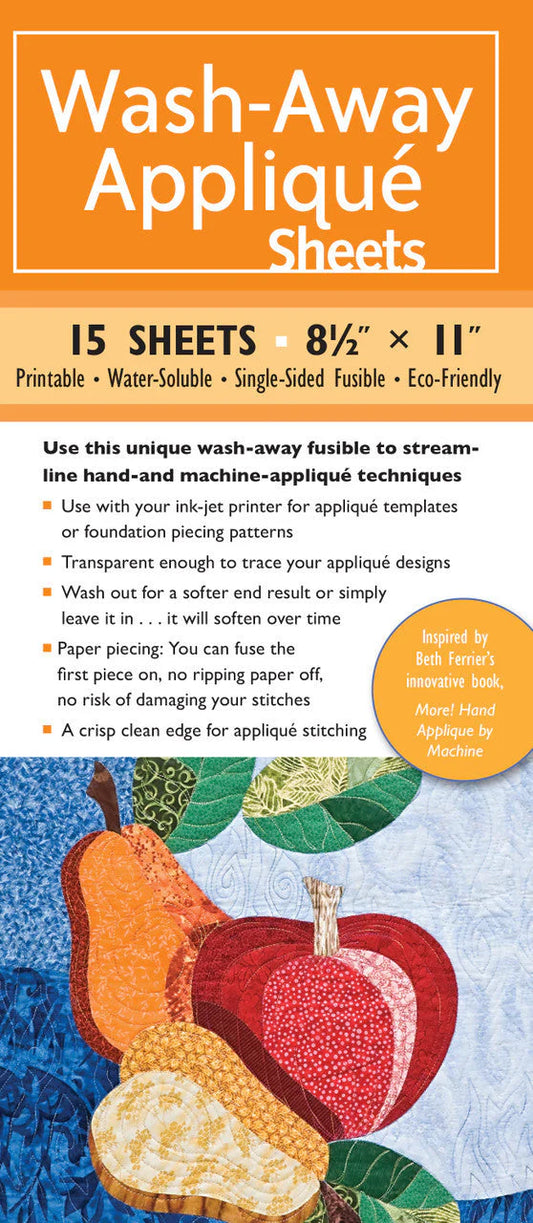 Wash-Away Applique Sheets - C&T