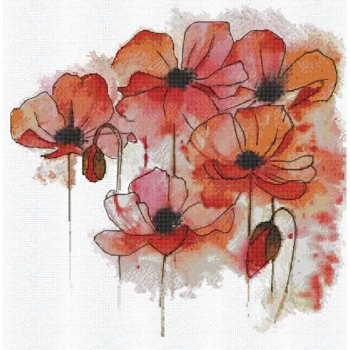 Watercolour Fantasy Cross-stitch Kit - Abris Art
