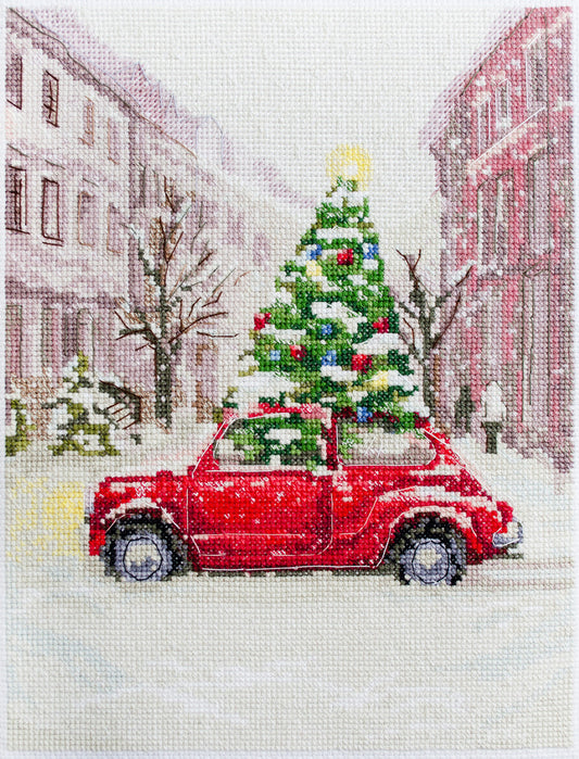 We Are Going To  Celebrate Cross-stitch Kit - Abris Art