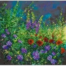 Wild Field  Beaded Embroidery Kit - Abris Art