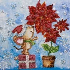 Winter Miracle Beaded Embroidery Kit - Abris Art
