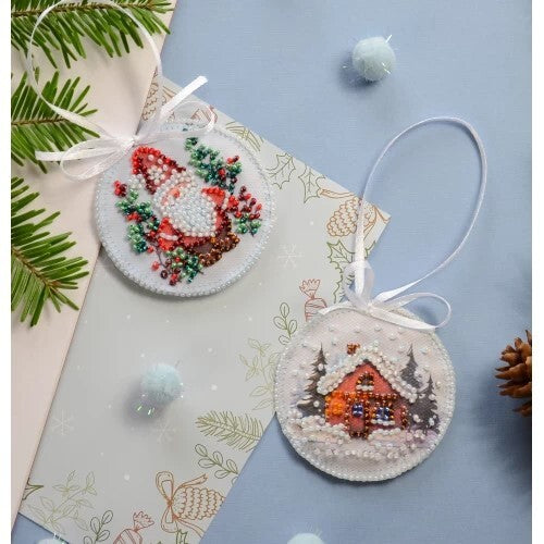 Winter Wizard Beaded Embroidery Kit - Abris Art