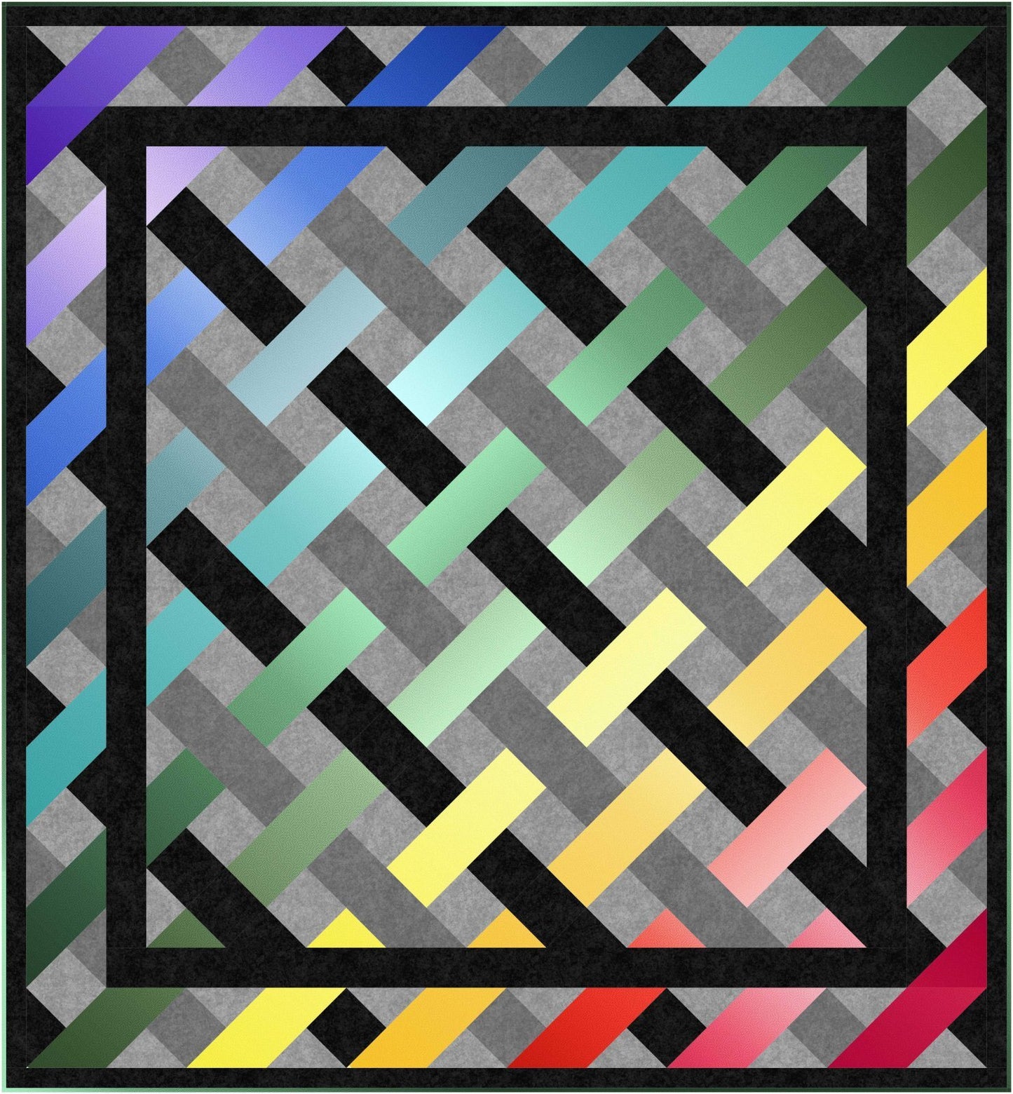 Woven Rainbows Pattern - The Fabric Addict