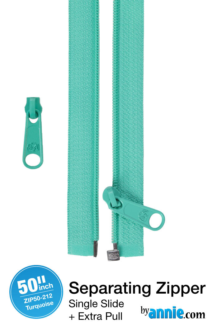50" Separating Zipper and Extra Slide
