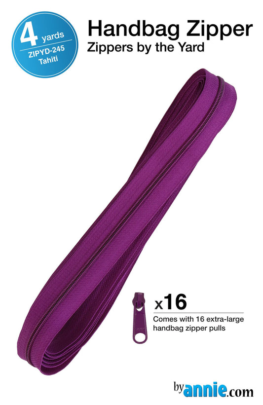 Zippers by the Yard - 4 yds - Tahiti