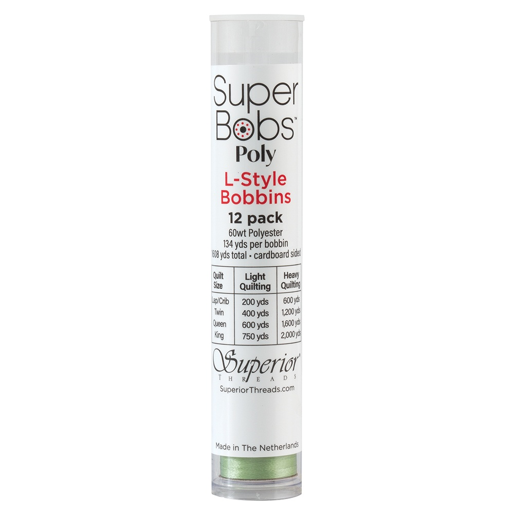 Super Bobs Poly 12 pk L-Style #614 Light Green