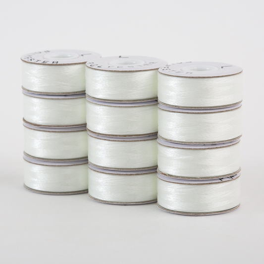 Super Bobs Poly 72pk L-Style #624 Natural White