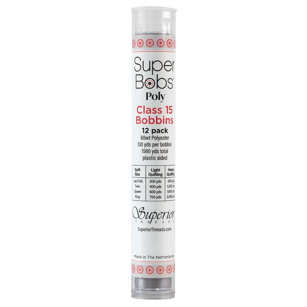 Super Bobs Poly 12 pk Class 15 #622 Gray