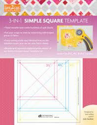 Fast2cut 3-in-1 Simple Squares Template