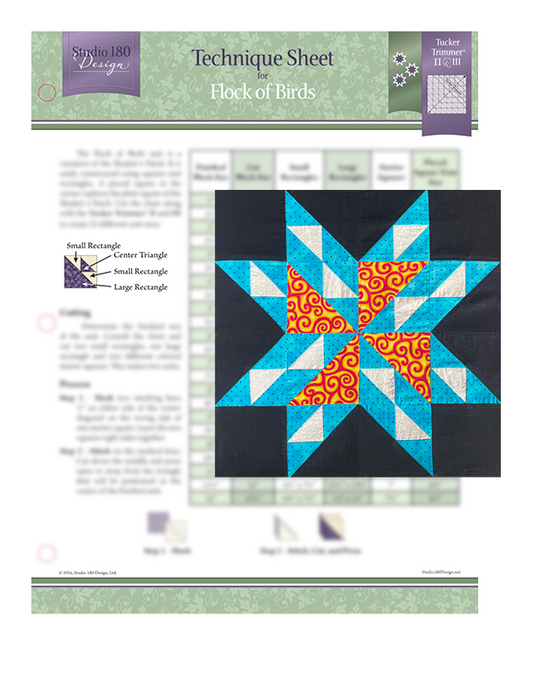 Flock of Birds Technique Sheet - Studio 180 Design