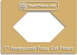 1" Honeycomb Fussy Cut Finder