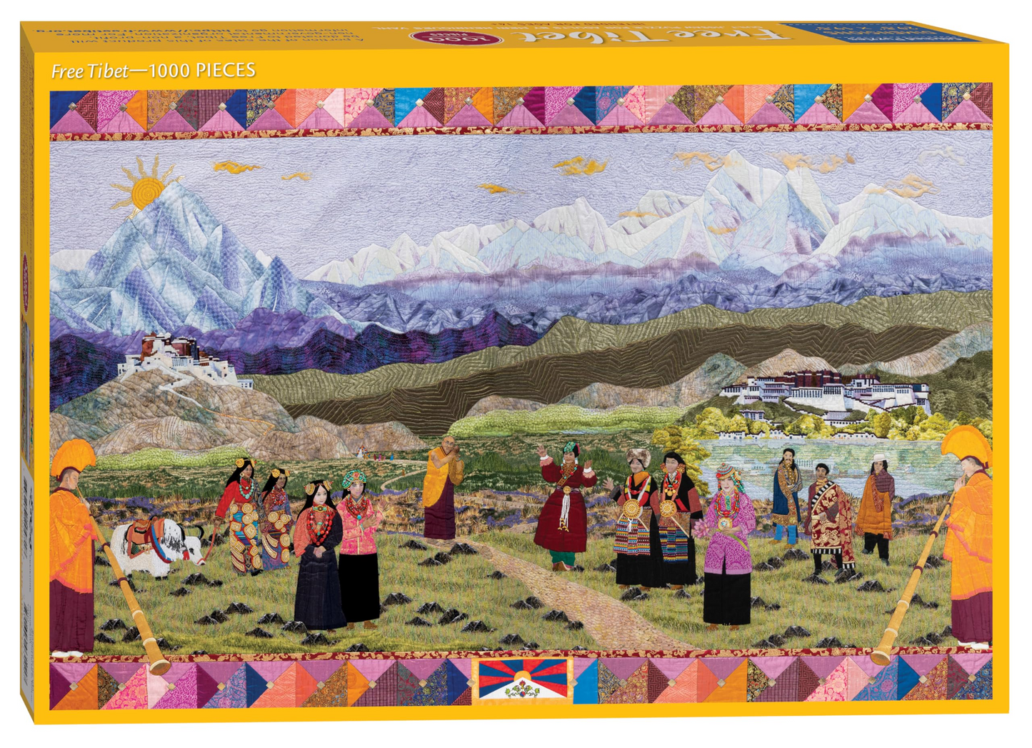 Puzzle Free Tibet Quilt Jigsaw