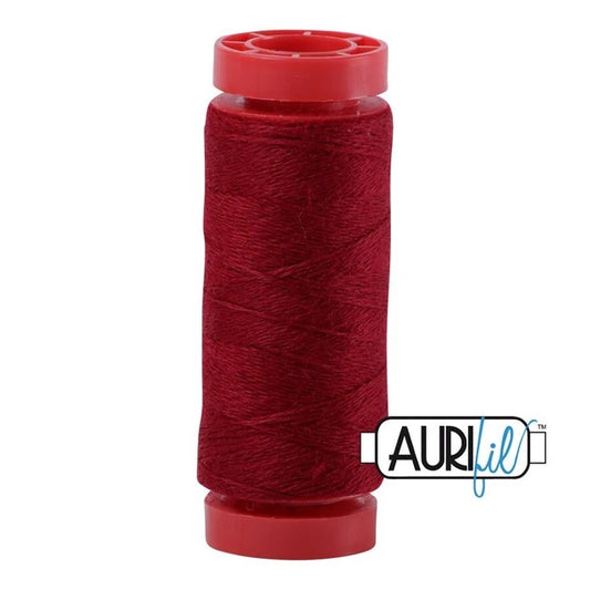 DISCONTINUED: 12wt Lana Wool Small Spool - 8403 Dark Raspberry