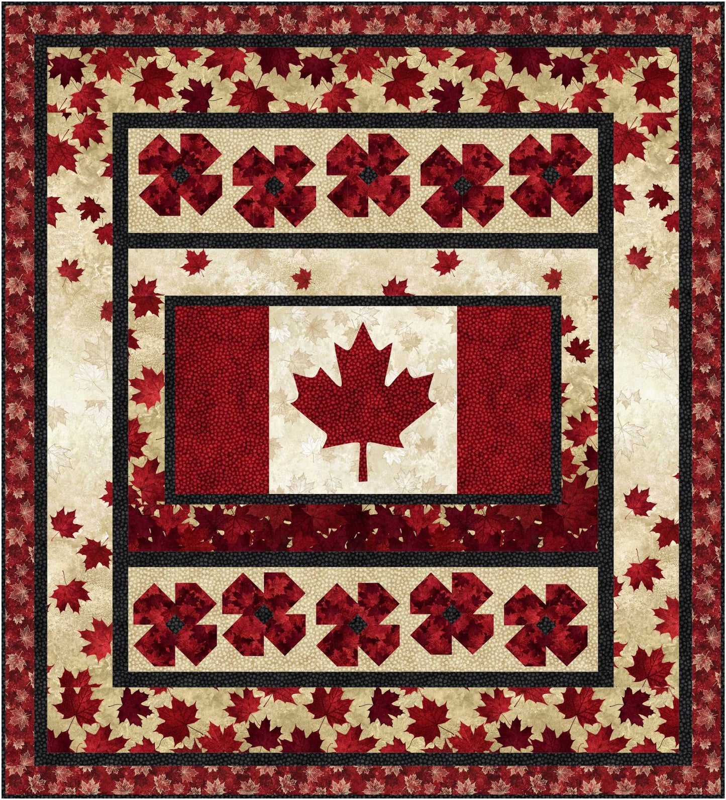 Canadian Poppies - The Fabric Addict