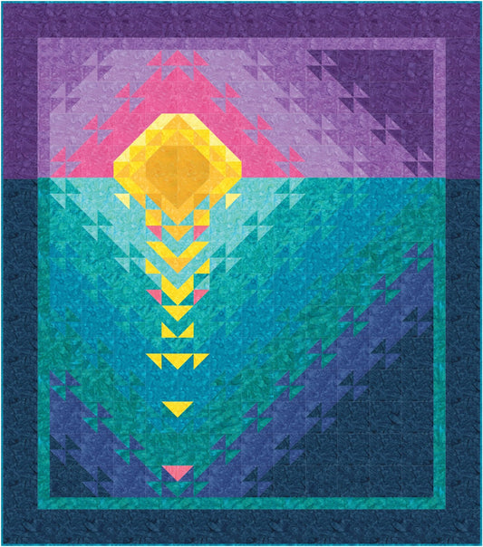 Sunset At Sea II - The Fabric Addict